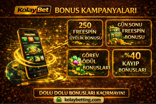Kolaybet bonusları ve kampanya detayları hakkında görsel