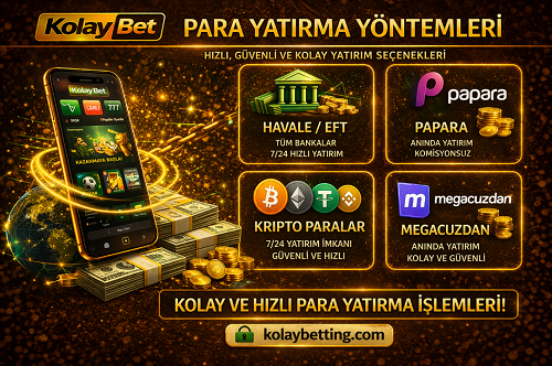 Kolaybet kullanıcılarının bakiye yükleme süreci ve yatırım yöntemleri.